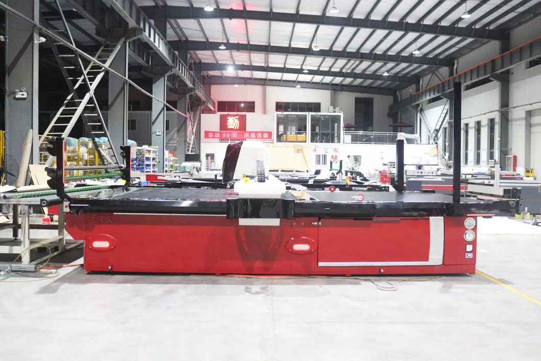 自动CNC计算机化的多层裁剪切割机，用于滚筒盲面卷